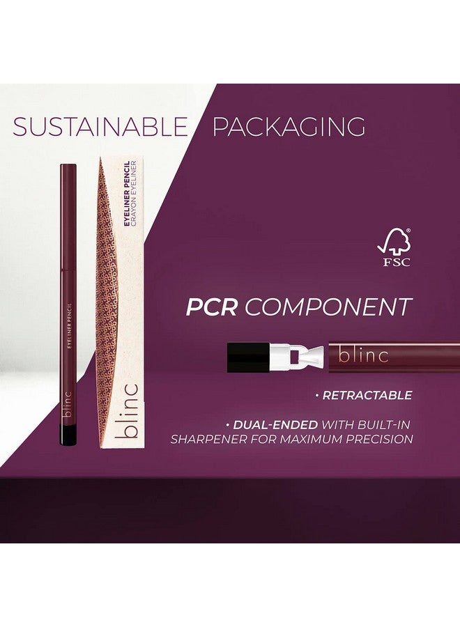 Blinc Eyeliner Pencil, Mechanical Gel Eyeliner Pencil with Built-In Sharpener, Waterproof, Smudge-proof, Transfer-proof, Ultra Long-Wearing, Clean, Vegan and Cruelty-Free, Black, 0.5g / 0.017 Fl. Oz - Image 5
