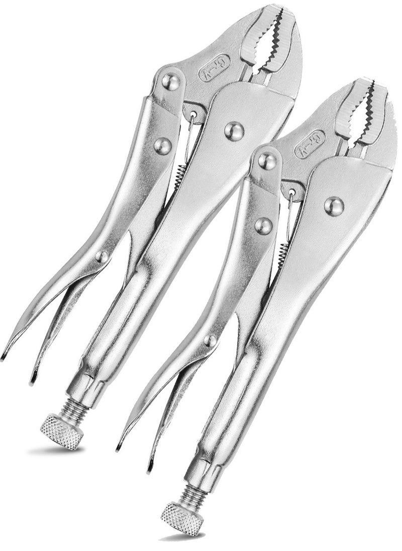 AGD - 2-piece curved jaw locking pliers - Image 1