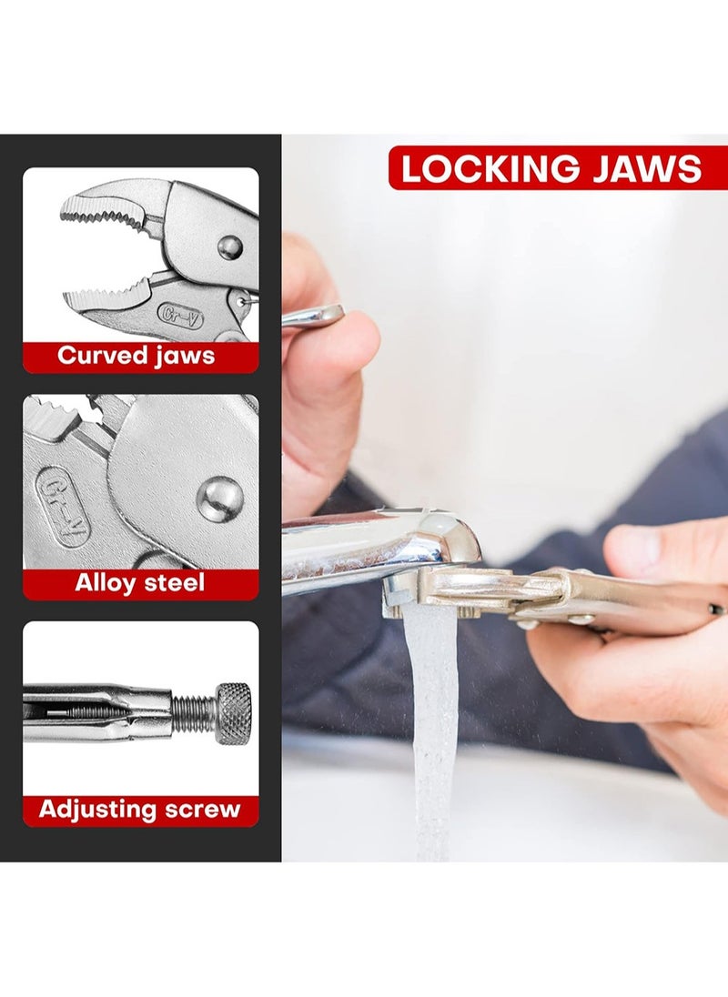AGD - 2-piece curved jaw locking pliers - Image 1