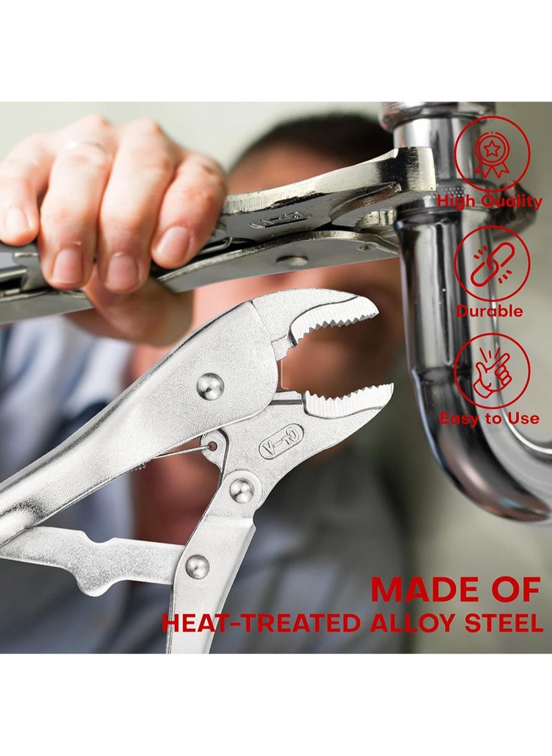 AGD - 2-piece curved jaw locking pliers - Image 1