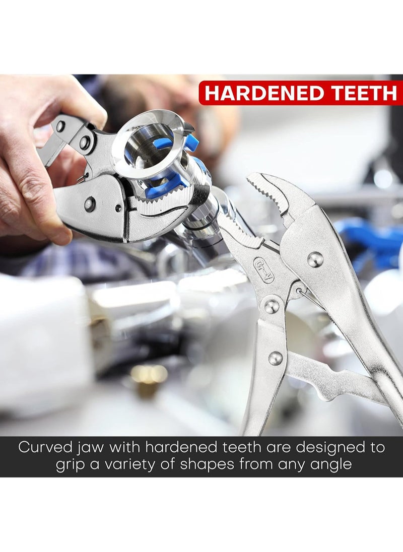 AGD - 2-piece curved jaw locking pliers - Image 1