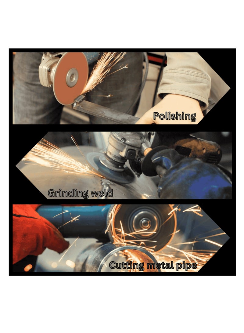 بوناي مجلخة زاوية BN-HK65، 1200 واط، 115 مم، 11000 دورة في الدقيقة | آلة قطع وطحن كهربائية قوية للمعادن والحجر والخشب والإنشاءات - Image 4