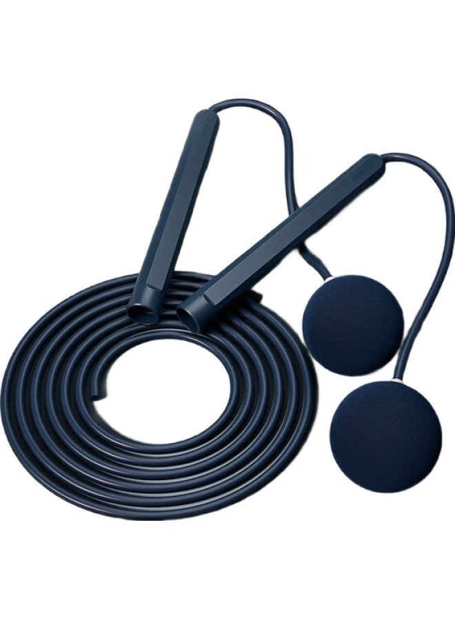 Keep Jump Rope For Adults, Cordless And Corded Options, Indoor And Outdoor Exercise Rope, Dark Blue - Image 1