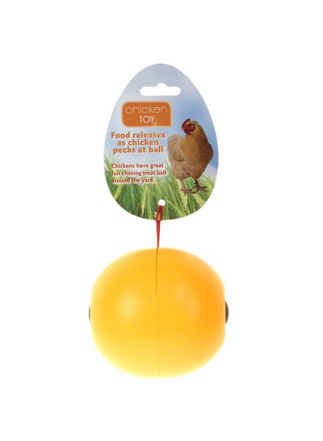 SAVIC Bird Food Feeder Ball Chicken Toy | An Innovative Way Of Making Feeding Fun For Your Chickens | Easy To Fill, Simply Lift The Black Plug On The Top Of The Ball To Fill The Toy With Seed - Image 1