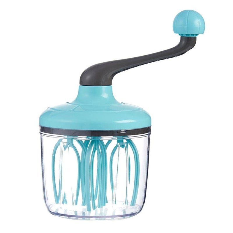 Dharmkul Dharmkul Egg Beater Hand CrankManual Egg Beater Cream Mixer Handcranked Whisk Manual Eggbeater Mixer Kitchen Baking Tools Kitchen Accessories Multicolor Pack of 1  - Image 1