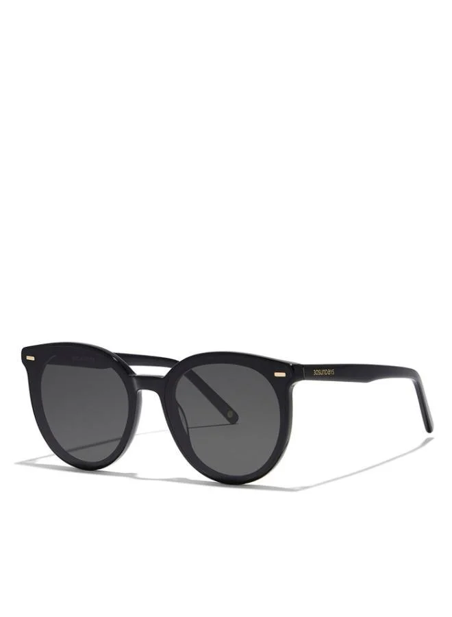 30Sundays HERA Women Black Sunglasses - Frame Material: Acetate - Lens Color: Black- Frame Color: Black - Full Rim