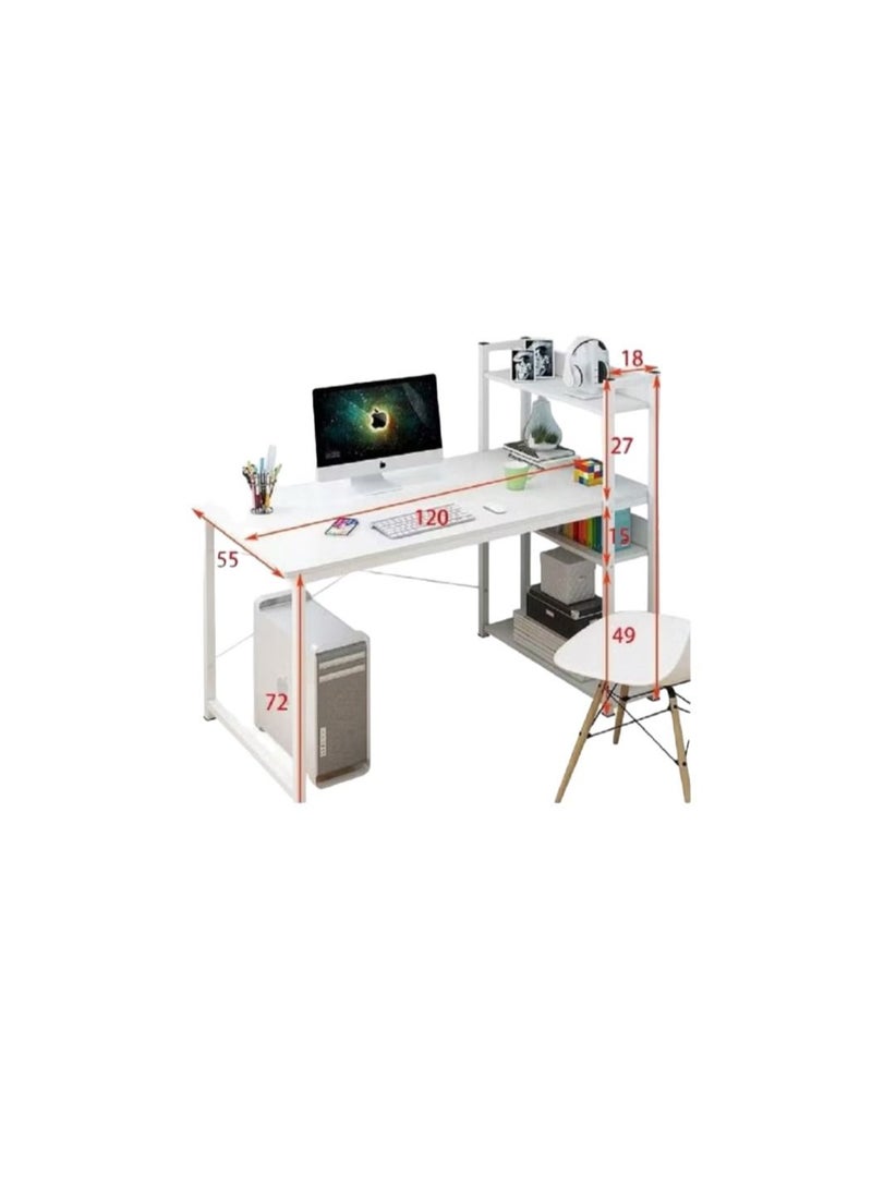 Generic Home Desk With Bookshelf for computers, games, writing and studying EI-107  - Image 4