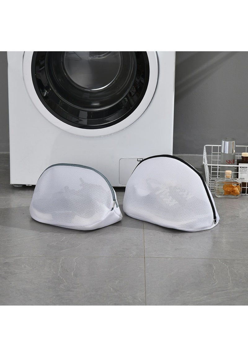 Generic 2pcs shoe washing bag polyester shoe washing mesh bag laundry bag special filter for washing machine special anti-deformation washing bag  - Image 2
