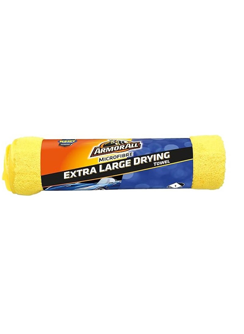 ARMOR ALL - Extra Large Microfibre Drying Towel, Glossy Shine And Strong Absorption, Holds 8X Water, 1 Piece - Image 1