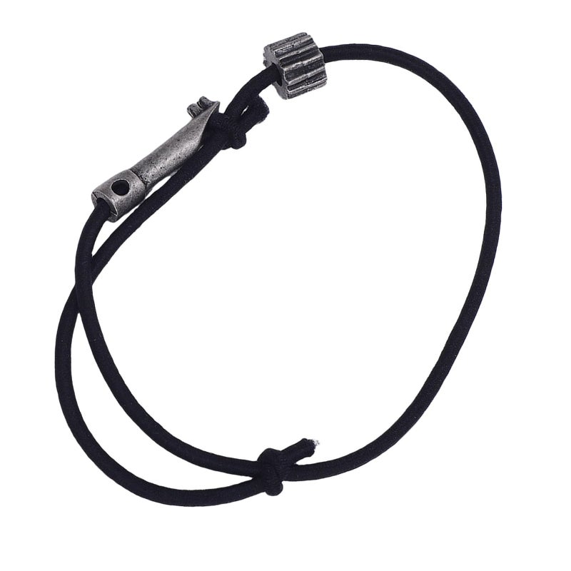 Emergency Car Window Breaker Safety Tool Adjustable Rubber Bracelet with Hardened Glass Tip - Image 2