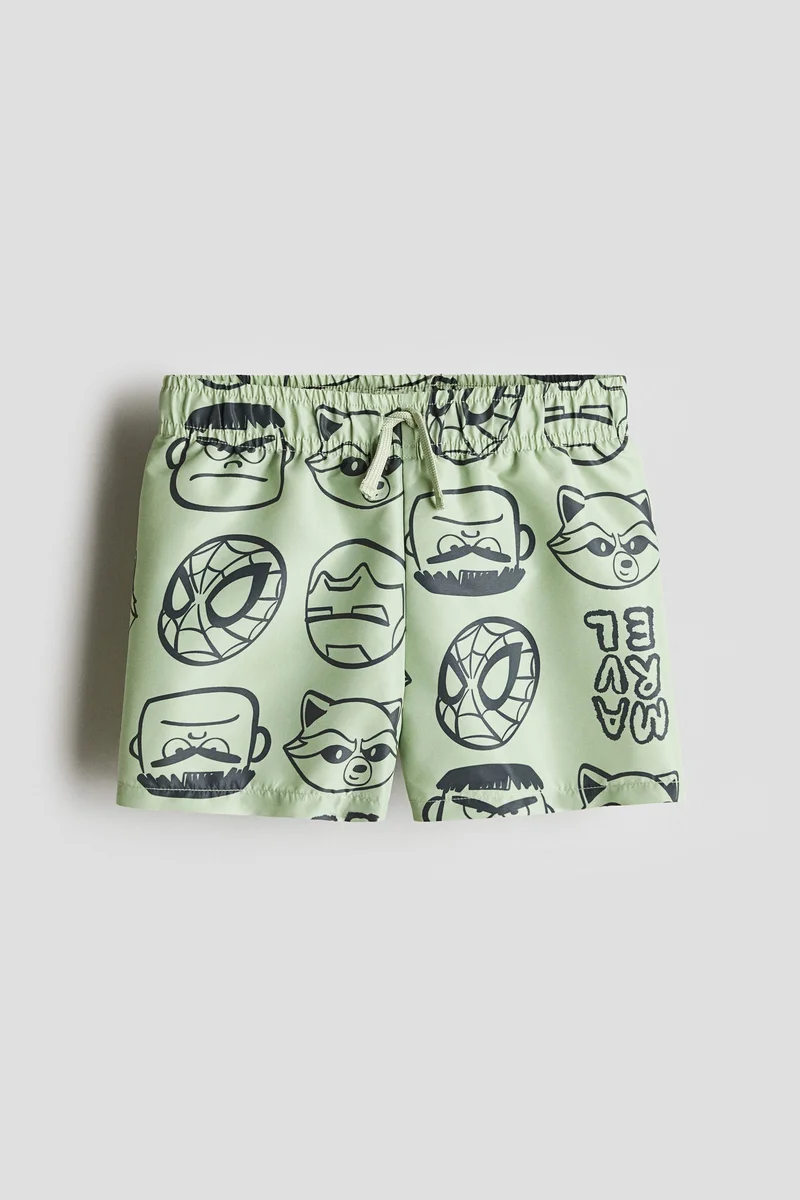 H&M Printed swim shorts