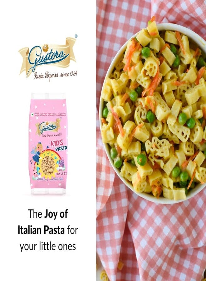 Gustora Healthy My Princess & Spaghetti Pasta Combo Made Of Durum Wheat Semolina I Rich In Protein & Fibre I Zero Cholesterol I Vegetarian I No Trans - Fat I Cooking Time 10 Min - 750 Gm - Image 4