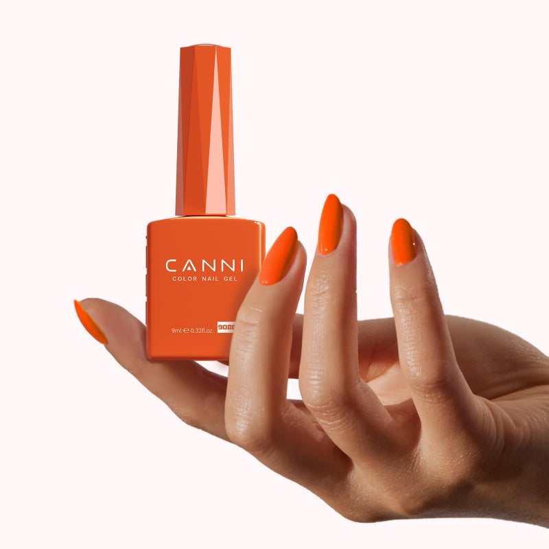CANNI 6Pcs 9ml Yellow Orange Fall Gel Nail Polish Set- Orange Red Yellow Fall Colors Gel Polish Kit DIY at Home Salon Christmas New Year's Gifts for Girls - Image 4