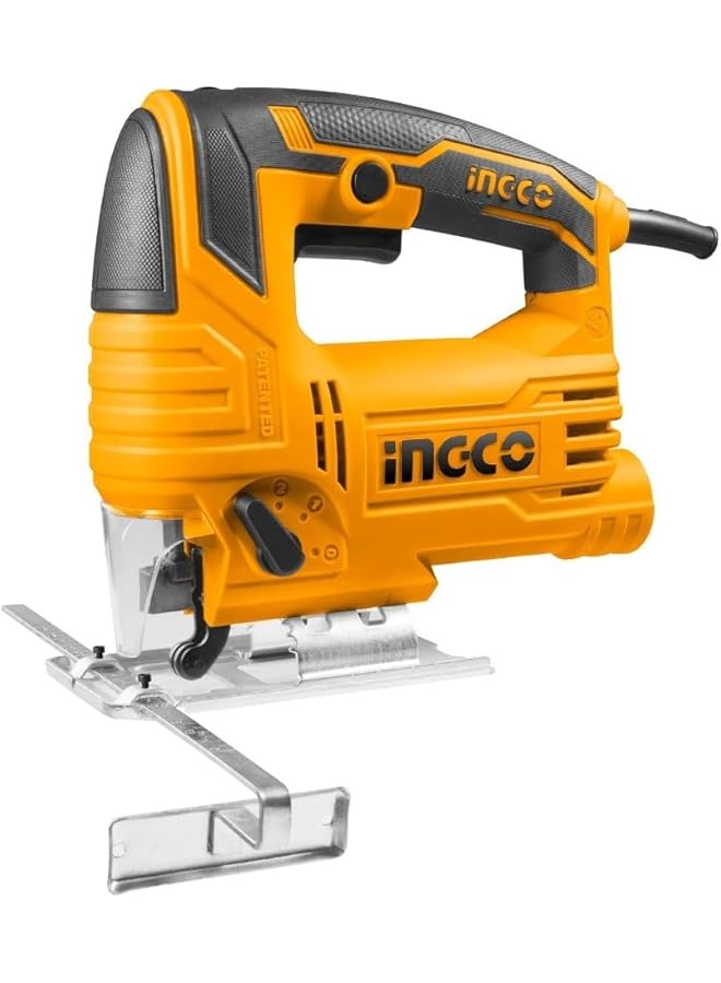 INGCO 570W Compact Electric Jig Saw With 3 Jig Saw Blades And 4 Step Pendulum Function Yellow Js57028 - Image 1