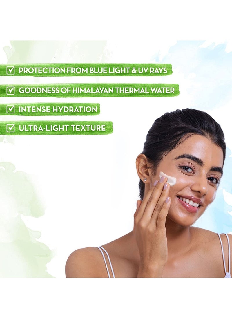Mamaearth - Mamaearth Aqua Glow Hydrating Sunscreen Gel with Himalayan Thermal Water  Hyaluronic Acid With SPF 50,50g - Image 1