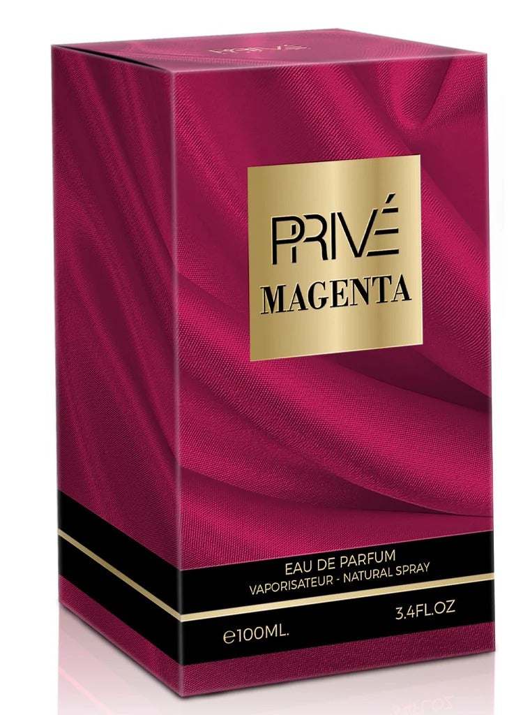 PRIVE Magenta Eau De Parfum For Unisex - 100 ML  - Image 2