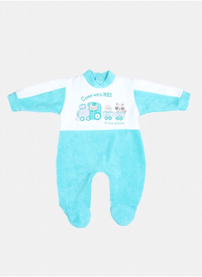 Papillon Plush baby jumpsuit 