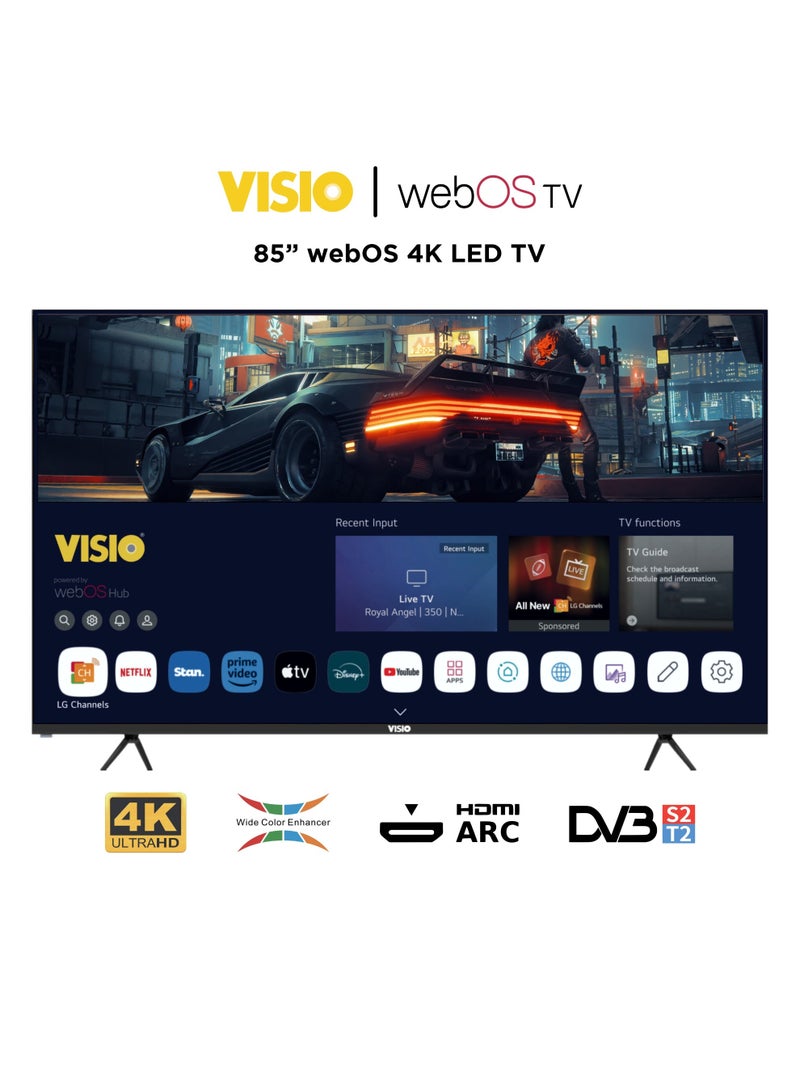 VISIO 85-Inch 4K UHD Smart TV | WebOS | Frameless Design | High-Quality Display - Image 1