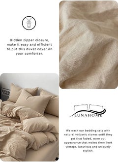 Single size 4 pieces Bedding Set Without Filling, Washable Cotton Beige Color. - pzsku/Z9FFD4734F3D22350564AZ/45/_/1732728447/d6e02dc6-2356-423e-8fa5-9d49ac21816c