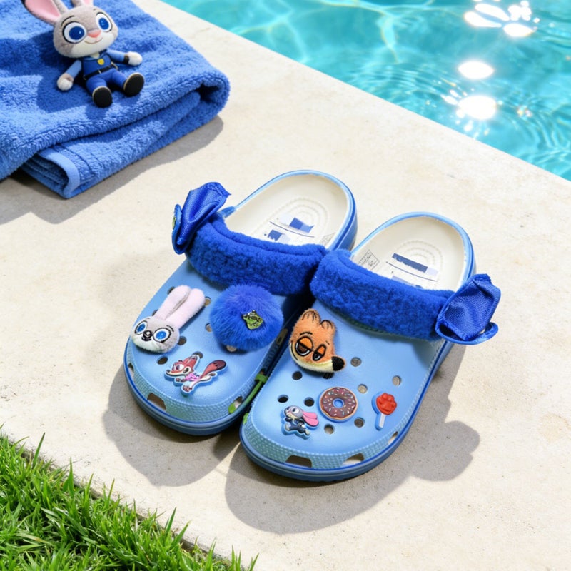 Breathable Lightweight EVA Clogs with Closed Toe and Zootopia Cartoon Design - Image 2