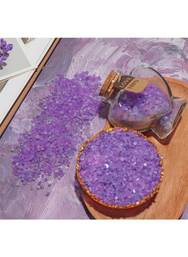 مجموعة هدايا رعاية ذاتية متميزة مع بلورات الحمام العطرية والشموع المهدئة - Image 4