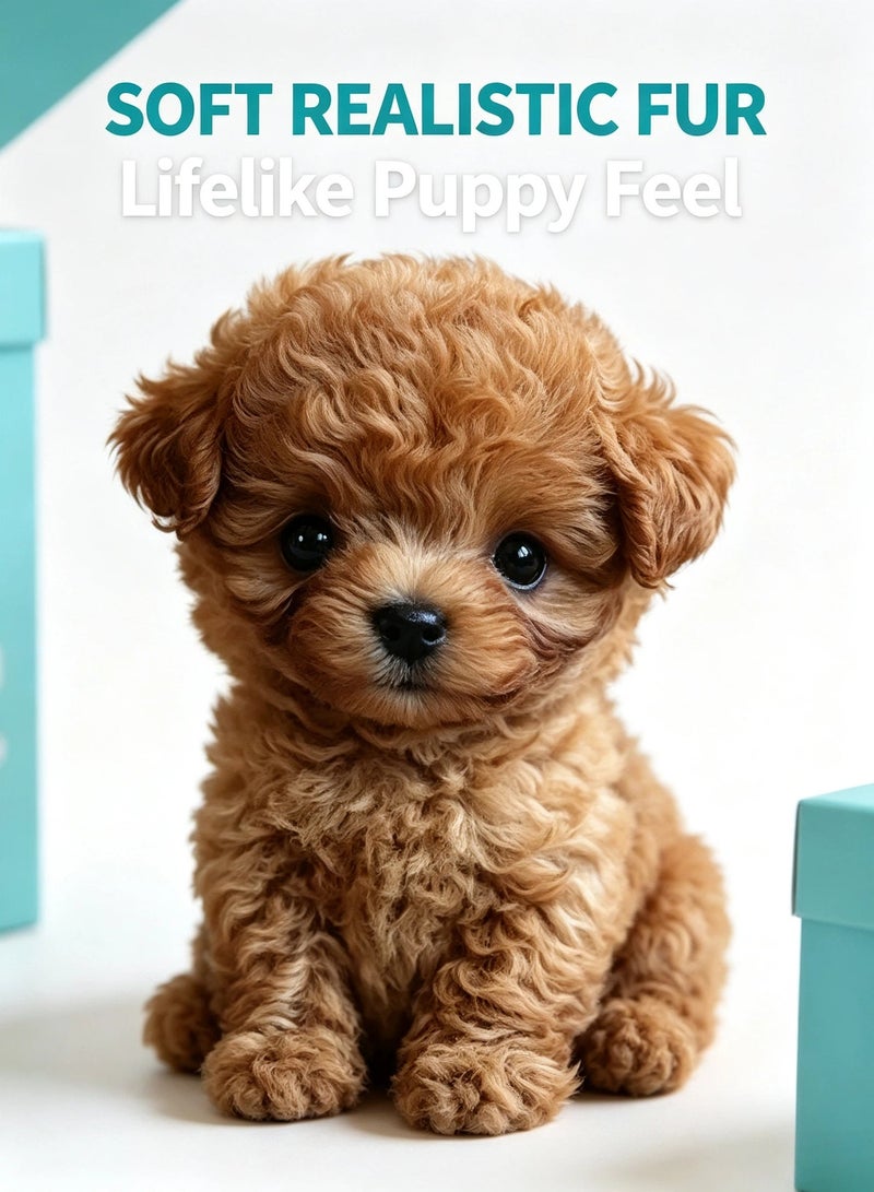 Interactive Realistic Teddy Puppy Robot Toy, Smart Simulation Pet Dog With Walking, Barking & Movement Functions, Electronic Companion Toy Gift for Kids - Image 5