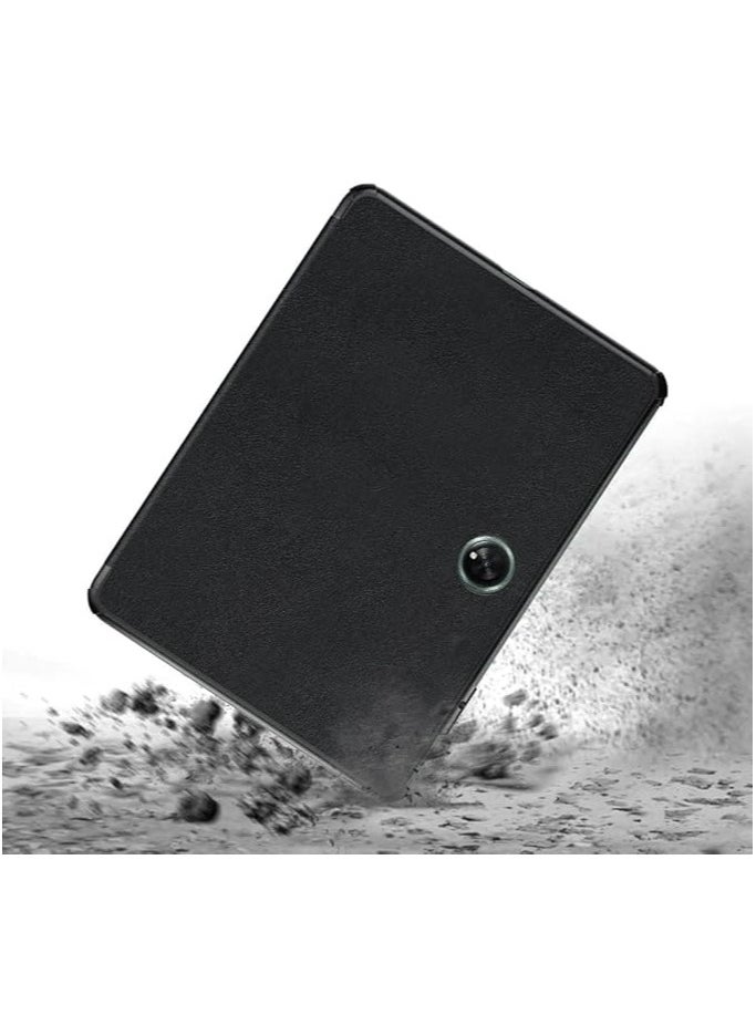 erorex - Case for OnePlus Pad 11.61 inch Slim Tri-Fold Smart Case,Multi- Viewing Angles,Stand Hard Shell Folio PU Leather Smart Cover with Auto Sleep/Wake,Slim Tablet Case Cover For OnePlus Pad (Black) - Image 1