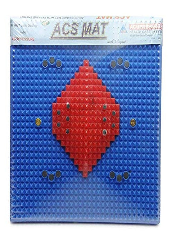 أيه أتش سي أس بساط العلاج بالضغط مع أهرامات ومغناطيسات ونقاط مدببة - Image 1