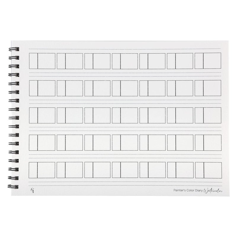 HG Art Concepts دفتر ألوان الرسامين من HG Art Concepts - 9x12 140lb كتاب عينة ألوان حلزوني خالي من الحمض مع 10 صفحات للرسم بالألوان المائية والوسائط المختلطة - عبوة من 2 - Image 2