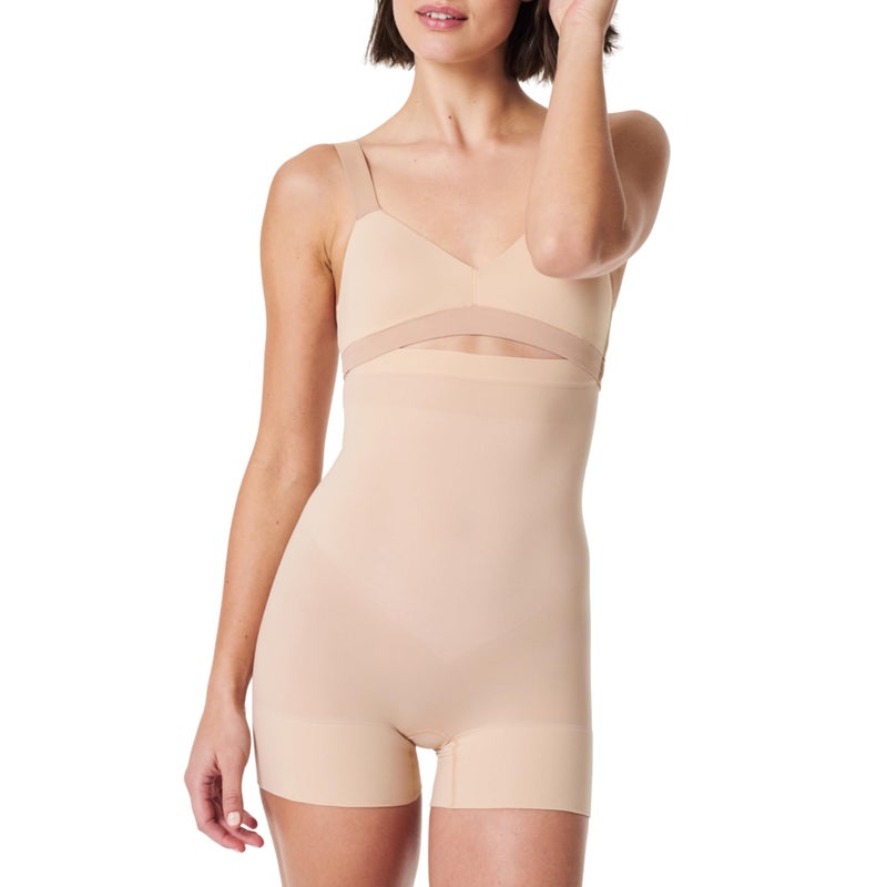 SPANX SPANXsculpt Power Series High-Waisted Boyshort - For All Hemline Lengths - Core Control Shapewear - Seamless Underwear - Soft Nude - Medium - Image 1