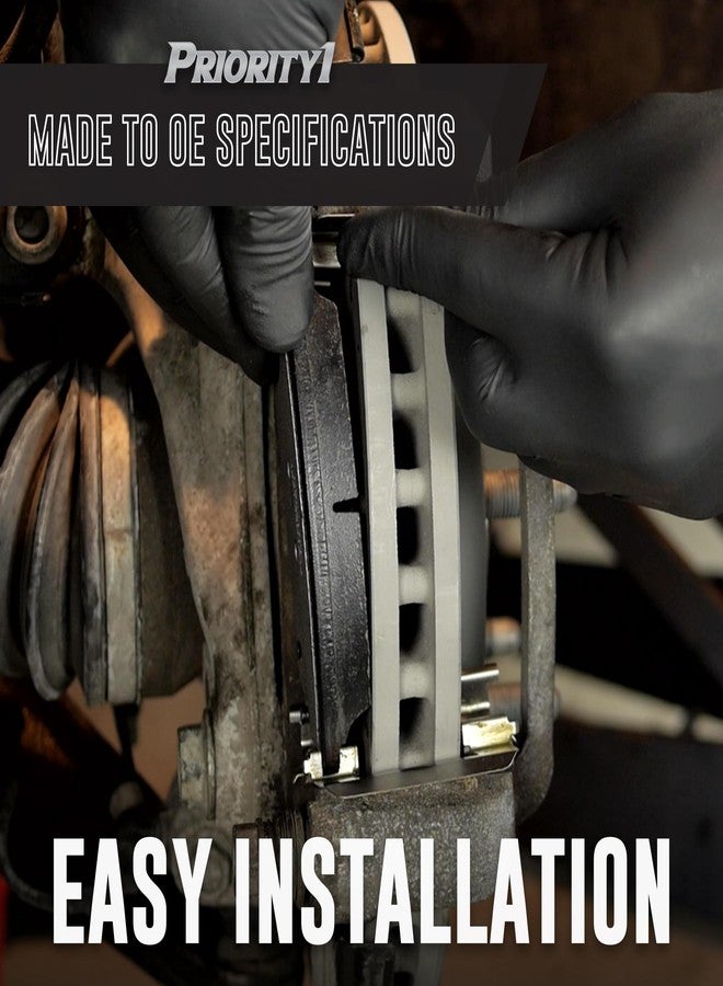 بنديكس وسادات فرامل أمامية سيراميكية من نوع Bendix Priority1 CFC2195 لسيارات Tesla 3 موديلات 2017-2023 وY موديلات 2022-2021 - Image 5