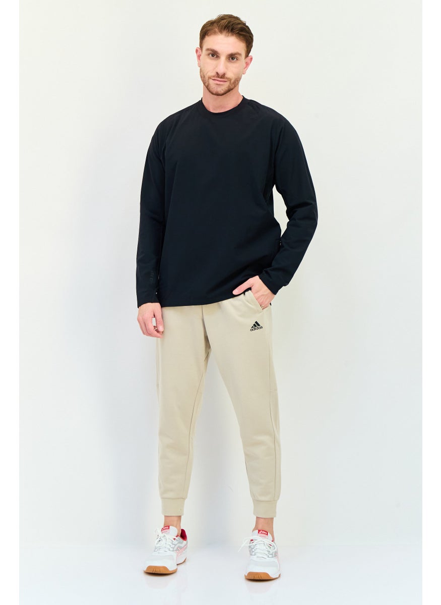 Adidas Men Sportswear Fit Long Sleeve Outdoor Sweatshirt, Black  - Image 4