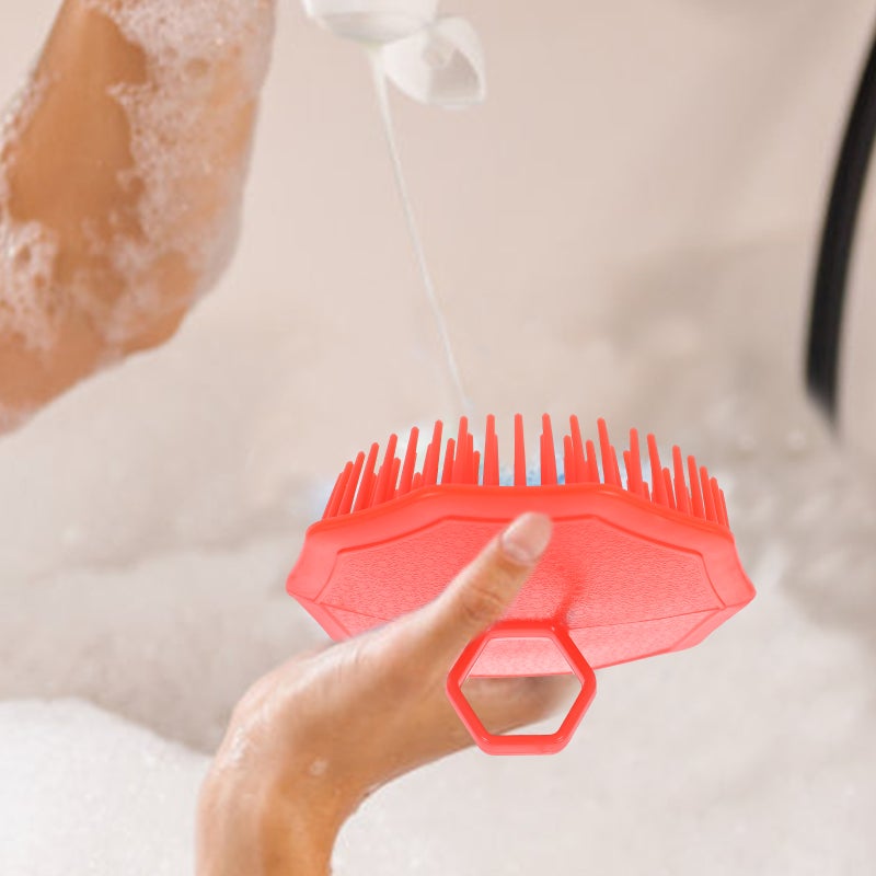 5PCS Hair Cleaning Brush Portable Massage Comb Scalp Comb Shampoo Massage Brush for Salon Home Store Use Random Color - Image 4