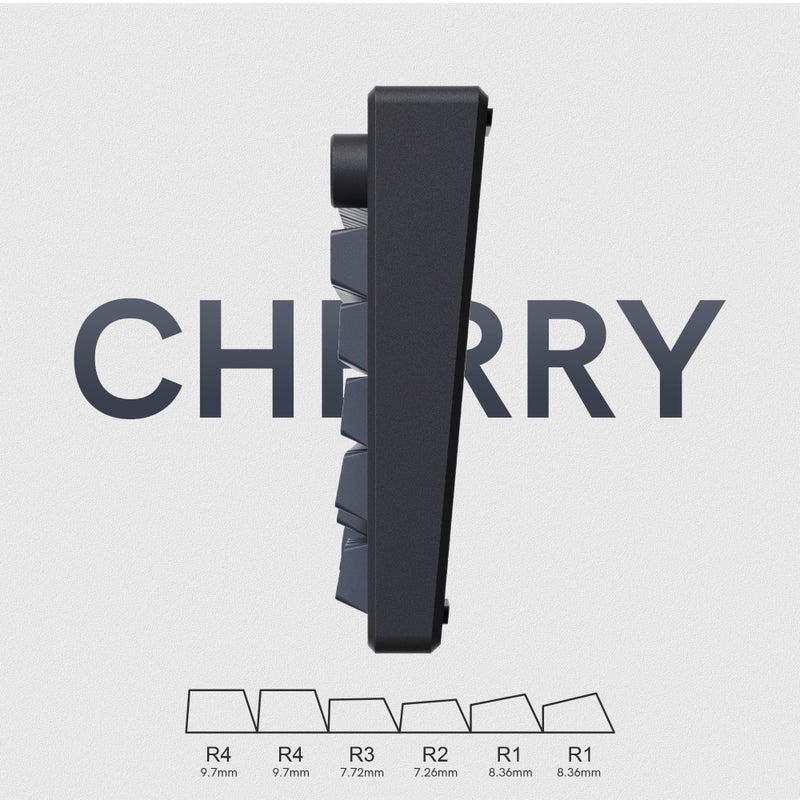 Womier Keyboard Keycaps - PBT Keycaps for Mechanical Keyboard 60% 75% 96% 100% Percent, Cherry Profile Key caps Universal Compatiability for Cherry Gateron MX Switches Keyboard-Gray - Image 4