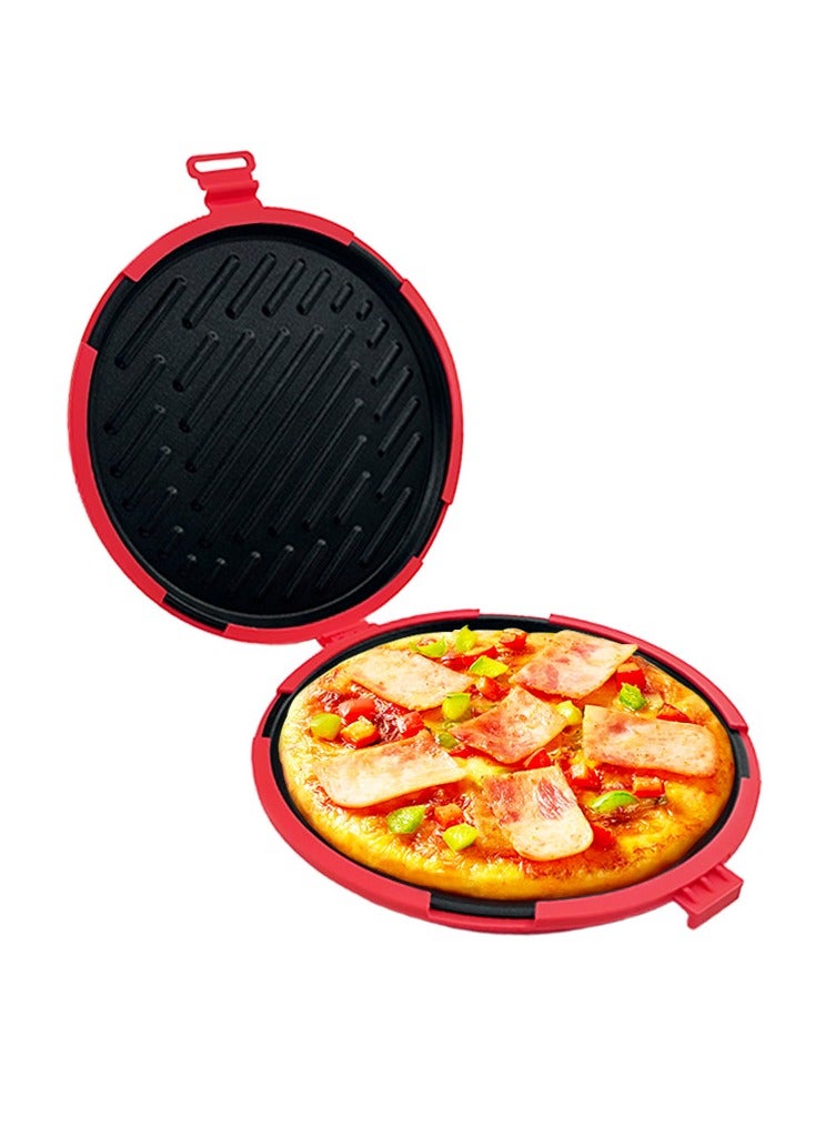 general Microwave special pizza baking pan chicken wings beef sandwich toast bread baking pan - Image 1