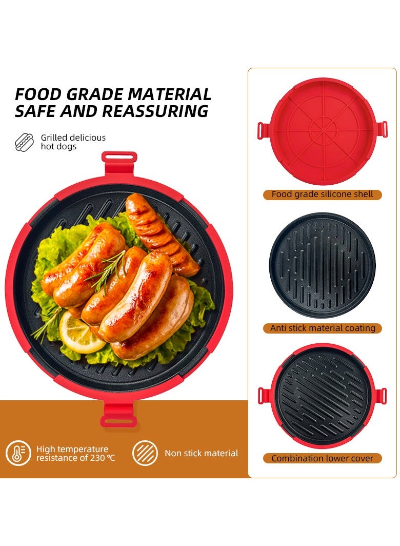 general Microwave special pizza baking pan chicken wings beef sandwich toast bread baking pan - Image 2