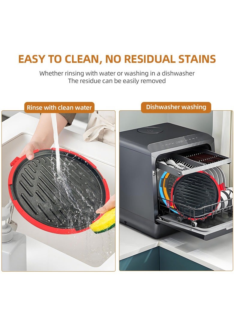 general Microwave special pizza baking pan chicken wings beef sandwich toast bread baking pan - Image 3