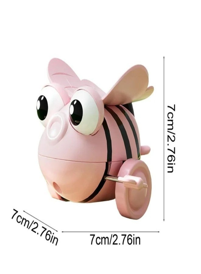 UTPATI Children's Wind-Up Tumbling Bee Early Interactive Educational Bee Baby Development Toy with Mechanical Rolling, Jumping, Crawling and Sitting Toy for Children - Image 3