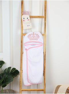 FUN MOMENT Cute Baby Towel with Mitten with Cute Designs for Newborn Baby Hooded Baby Towel  - Image 1