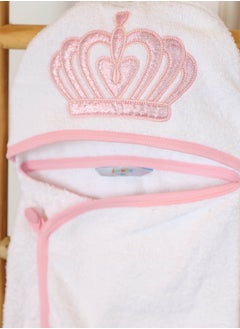 FUN MOMENT Cute Baby Towel with Mitten with Cute Designs for Newborn Baby Hooded Baby Towel  - Image 2