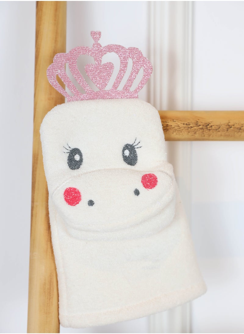 FUN MOMENT Cute Baby Towel with Mitten with Cute Designs for Newborn Baby Hooded Baby Towel  - Image 4
