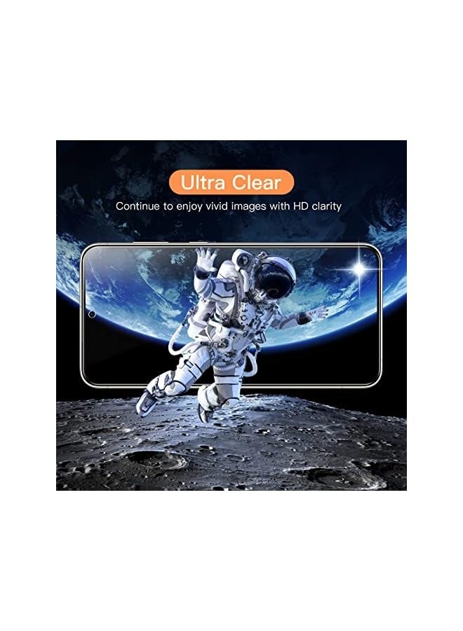 جي تيك واقي شاشة لهاتف Galaxy S23 5G مقاس 6.1 بوصة، طبقة من الزجاج المقوى، متوافق مع معرف بصمة الإصبع، شفاف عالي الدقة، 3 عبوات - Image 4