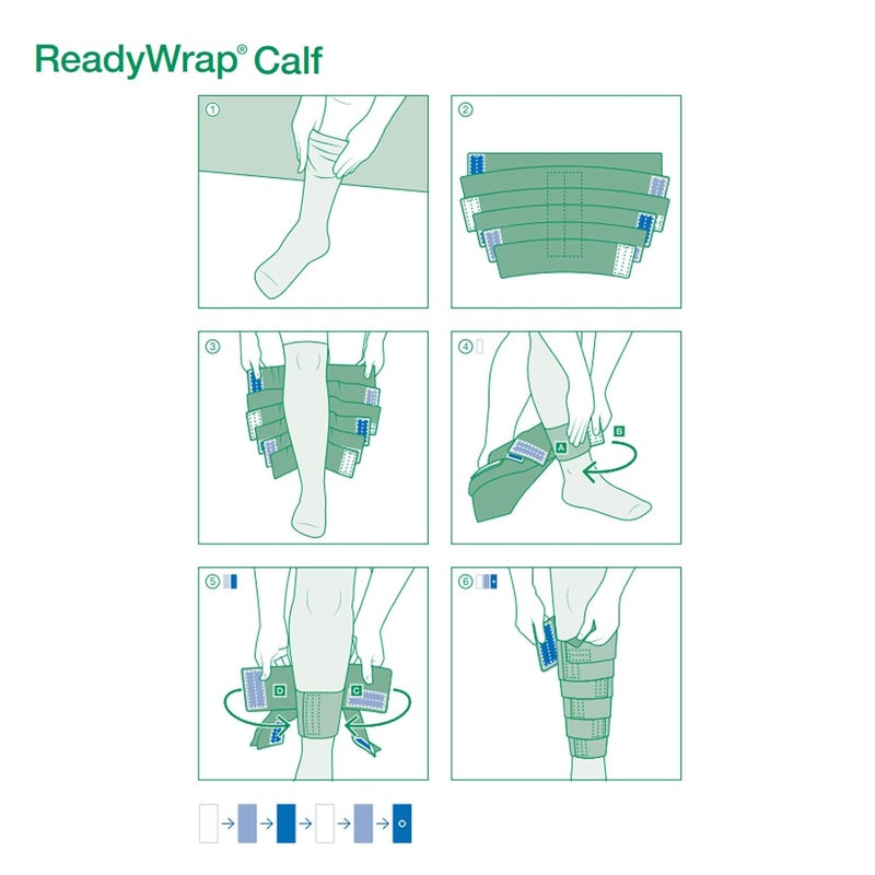 ReadyWrap Calf Compression Sleeve - Adjustable, Breathable - Image 5