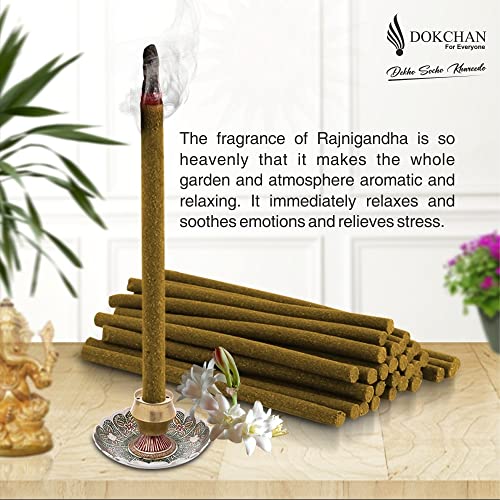 DOKCHAN Rajnigandha Dhoop Sticks for Puja Charcoal Free Pack of 150 gm Dhup Batti Stick - Image 2