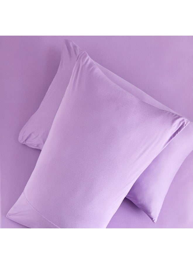 Home Box Ivy Meadows 2-Pieces Fleeting Microfibre Jersey Pillow Cover Set 75 x 50 cm  - Image 4