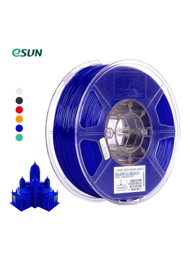 PETG 3D Printer Filament Solid Blue