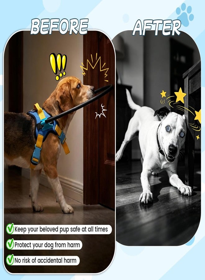 LetPetRun Adjustable Blind Dog Halo Collar, Protective Navigation Aid with Protective Ring Collar for Visually Impaired Dogs (XS fits 16.80"-20.90") - Image 3