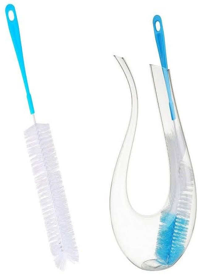 Bottle Cleaning Brush | Long Handle Scrubber with Stiff Bristles | Deep Clean for Water Bottles, Baby Bottles, Thermos, Travel Mugs & Narrow Neck Containers(Design - 9)(Pack - 2) - Image 1