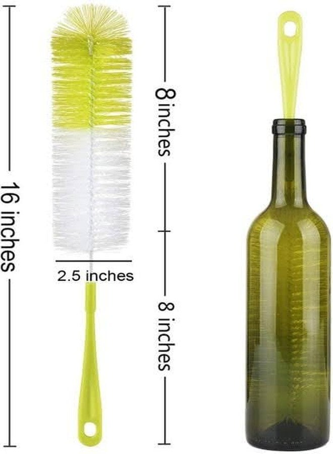 Bottle Cleaning Brush | Long Handle Scrubber with Stiff Bristles | Deep Clean for Water Bottles, Baby Bottles, Thermos, Travel Mugs & Narrow Neck Containers(Design - 9)(Pack - 2) - Image 2