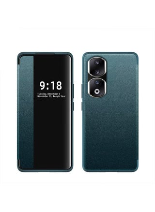 Compatible With Honor 90 Pro Case Frosting Clear View Window With Smart Sleep Flip Case Automatic Wake Up and Sleep Drop Protection Shockproof Protective Cover Premium Leather Phone Shell Case Cover - pzsku/Z9FFE54A4CFC917010EE4Z/45/_/1704343509/d85fe6b3-9aae-4c2f-96b6-460c2c4f116a